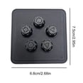 thumbnail image 4 of Juego Tradicional Gonggi Jack Stone Pebbles para Juegos Familiares () Black, 4 of 4
