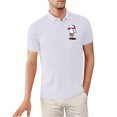 thumbnail image 2 of Playeras Y Camisas Para Hombre Camisas para hombres Béisbol para hombres Cool Wicking Performance Camisas Primavera Verano Camisas deportivas para hombres (White, XL), 2 of 3