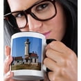 thumbnail image 2 of 3drose, Usa, Washington, Port Townsend, Point Wilson Lighthouse., 11oz Two-tone Black Mug, 2 of 6