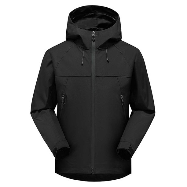 Chaquetas y abrigos casuales con capucha de manga larga para mujer, abrigo holgado de color liso a juego, ropa para montañismo al aire libre, abrigo de poliéster con capucha de manga larga para mujer