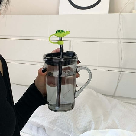 

cute halloween straw covers Easy to use woman gift Silicone Straw Tips Cover 9 Pack Cute Reusable Drinking Lids Dust Proof Plugs For 1/4inch Decor Outdoor