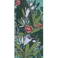 thumbnail image 2 of Vess, June Erica 9x14 White Modern Wood Framed Museum Art Print Titled - Lush Tropic Panel I, 2 of 4