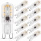 thumbnail image 1 of 2W G9 Warm White 3000K 230V 180lm Pack of 10, 1 of 5