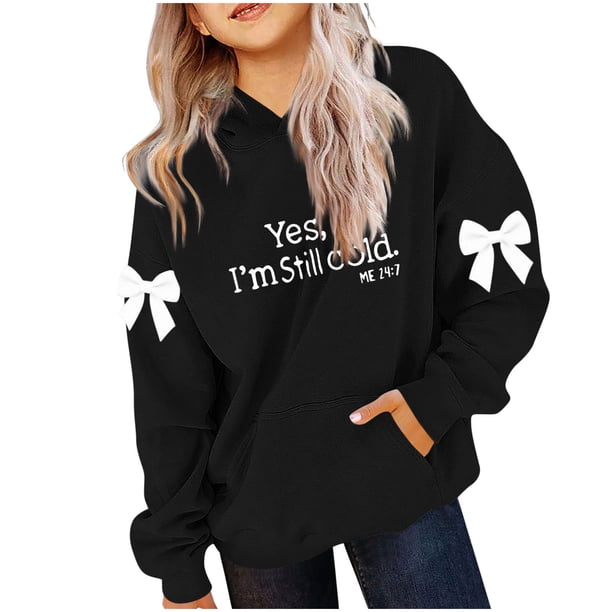 Camiseta de manga larga con lazo para niños, cuello redondo liso, parte superior lisa, adecuada para niños y niñas, sudadera con capucha para niñas, parte superior de poliéster