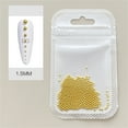 thumbnail image 5 of Gold Silver Caviar Beads Metal Beads Manicure Tools Studs Decorations Accessories, 5 of 9