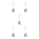 thumbnail image 3 of Ounissouiy Cuchara comunitaria portátil para restaurante, cucharas de sopa lavables reutilizables, cuchara para servir en fiestas, vajilla plana Type2 NO2, 3 of 6