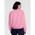 thumbnail image 3 of Strawberry Shortcake Women's Christmas Graphic Mock Neck Sweatshirt, Sizes XXS-XXL, 3 of 5