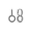 thumbnail image 2 of Double Hoop Earrings Pandora Pure Silver 925 Earrings (without Box), 2 of 2