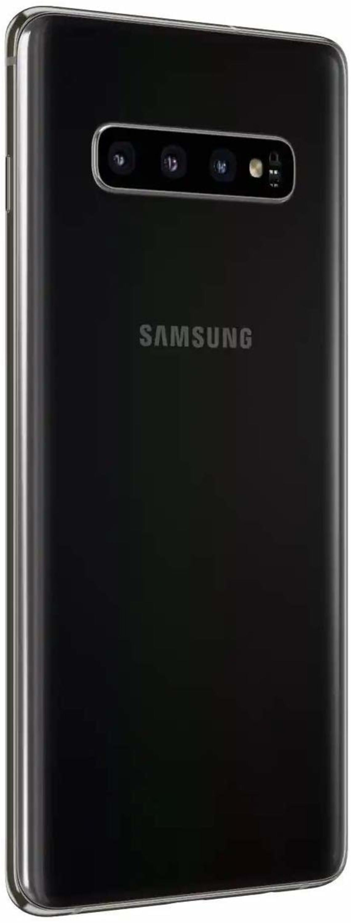 SAMSUNG Galaxy S10+ G975, 128GB, GSM Unlocked Dual SIM – Black 
