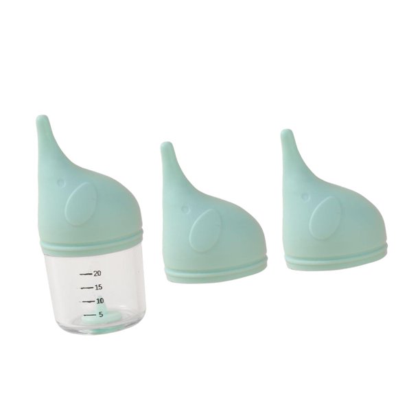 Kit de alimentación con biberón para gatitos perfecl tetinas de silicona multiusos antiasfixia azul