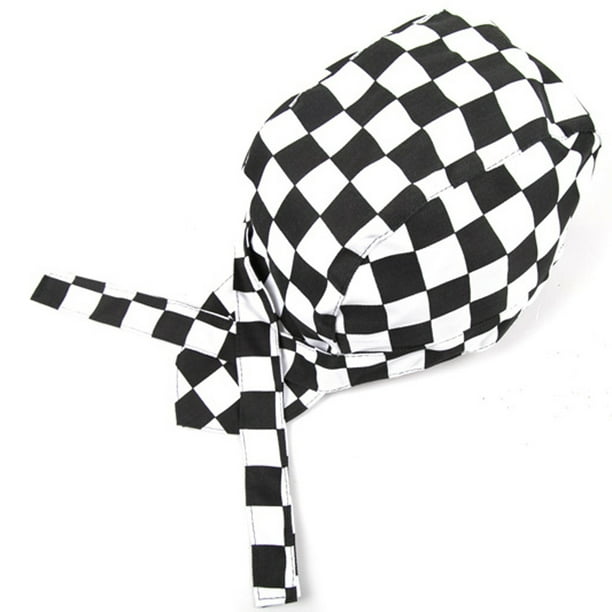 Gorra de trabajo de chef con punta de cinta pirata, ajustable, para camareros, hombres y mujeres, para trabajo en cocina de restaurante