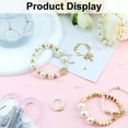 thumbnail image 3 of Juego de perlas de vidrio beige, 770 piezas en 5 tamaños (4-12 mm), ideal para manualidades, fabricación de joyas, pulseras, regalos y decoraciones, incluye caja de almacenamiento, 3 of 7