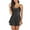 Black, variant on Avidlove Women Sleepwear Satin Nightgown Mini Slip Chemise Short Nightwear Champagne S