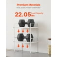 thumbnail image 5 of Compact 2-Tier Spice Shelf Organizer - Steel Kitchen Cabinet Storage Rack, 5 of 11