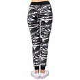thumbnail image 3 of TD Collections Women Drawstrings camo pritn Jogger Sweatpants- Black High Waisted Pockets Pants (Black/Green, Medium), 3 of 5