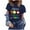 Navy, variant on Patlollav Womens Tops Ladies Multi-Color Short Sleeve T-Shirt Graphic Print Tops