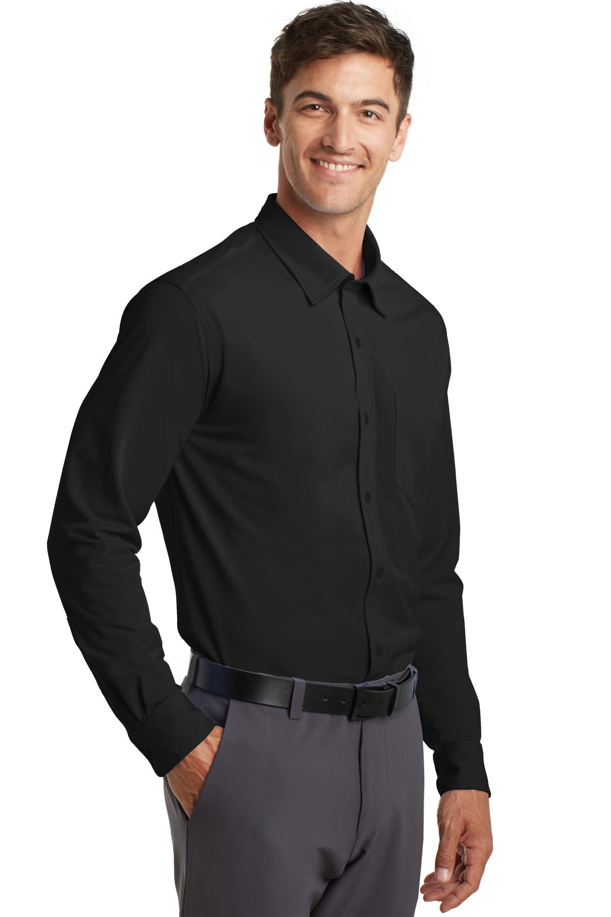Dimension Knit Dress Shirt. K570 