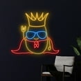 thumbnail image 3 of Handmadetneonsign King Potato Neon Sign, Potato King Led Sign, Potato Neon Light, Crown Potato Led, 3 of 5