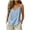 Light Blue, variant on Mnuaqn Linen Tank Tops for Women Cotton Linen Spaghetti Strap Sleeveless Summer Casual Loose Fit Beach Vacation Cami (White, S)