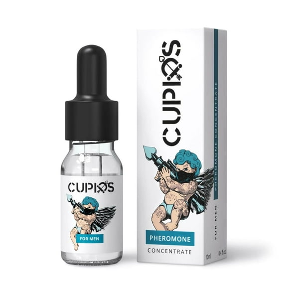 Cupids Pheromone Oil Perfume for Men Concentrate Drops 10ml - Infused with PheroPureVXNâ¢, Original Pheromone Fragrance for Men