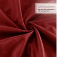 thumbnail image 6 of Nestl Velvet Throw Pillow Covers Solid Square Soft Decorative Pillow Cover for Sofa, 22" x 22", Cherry Red, Pack of 2, 6 of 8