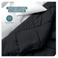 thumbnail image 6 of Duvet Insert Comforter - Full Size - Goose Down Alternative - Ultra-Soft - Premium 1800 Series - All Season Warmth - Bedding Comforter (Full, Black), 6 of 9