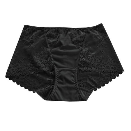 

ZMHEGW 6 Packs Womens Underwear Seamless Lace G String Thongs Lingerie Bikini Brief Panties