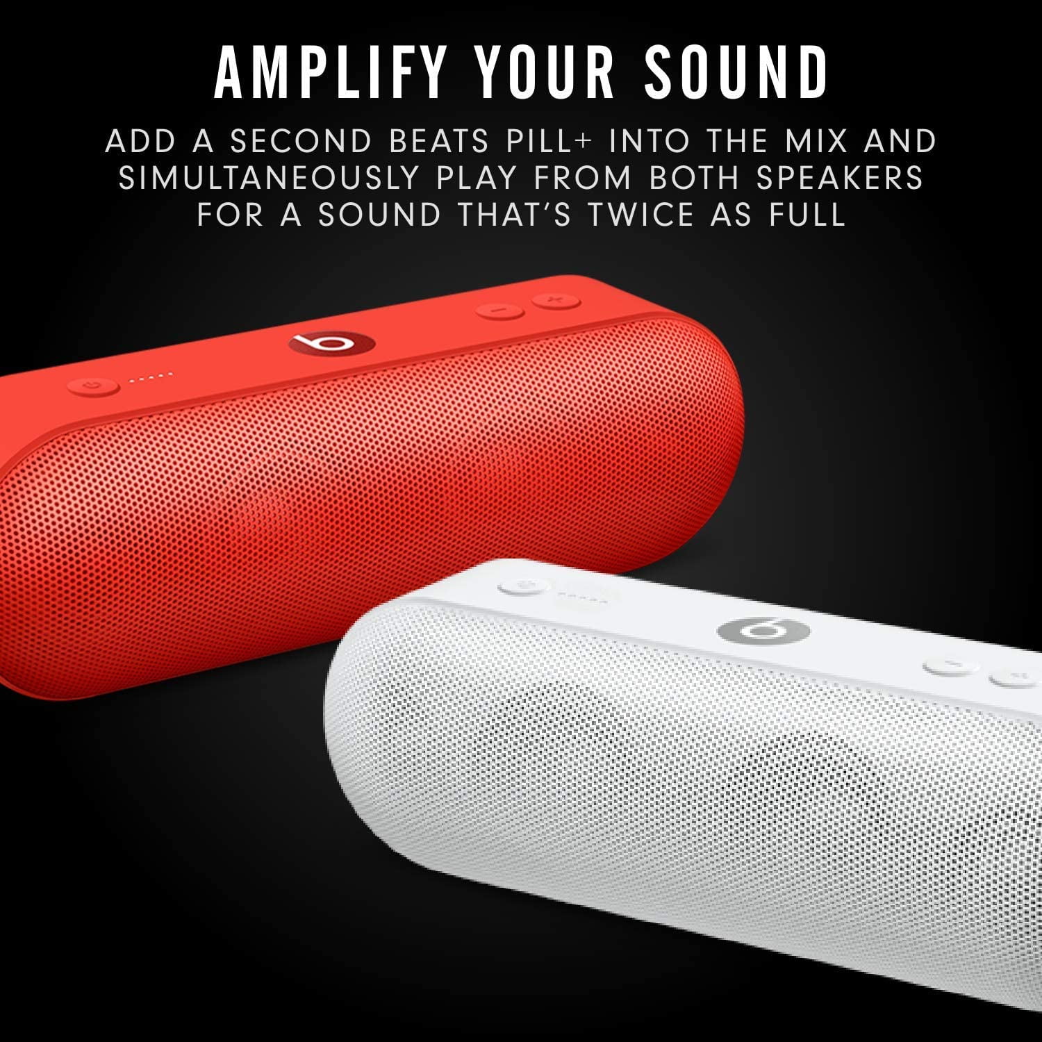 Beats Pill+ Plus Outdoor Party Portable Speaker Bundle (Red) - Walmart.com