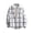 White, variant on jjayotai Mens Long Sleeve Lapel Tops Clearance Mens Casual Regular Fit Striped Checkered Overshirt Long Sleeves Lapel Button Down Flannel Plaid Shirt