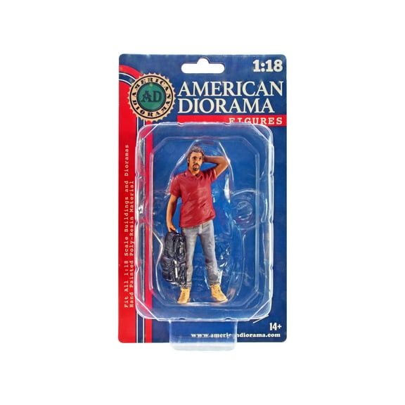 "Campers" Figure 4 for 1/18 Scale Models by American Diorama