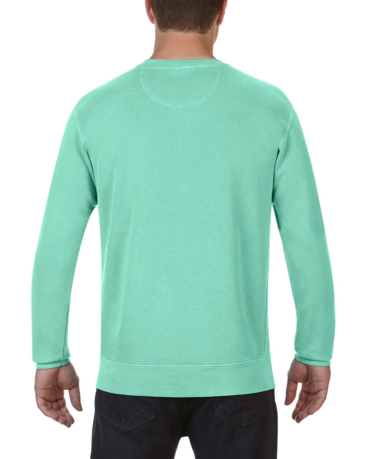 Adult Crewneck Sweatshirt - LIGHT GREEN 