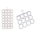 thumbnail image 3 of Kearding Soporte para bufandas resistente y duradero, solución de almacenamiento práctica y práctica, colgador para bufandas con 12 y 28 28 hoyos aleatorios, 3 of 6