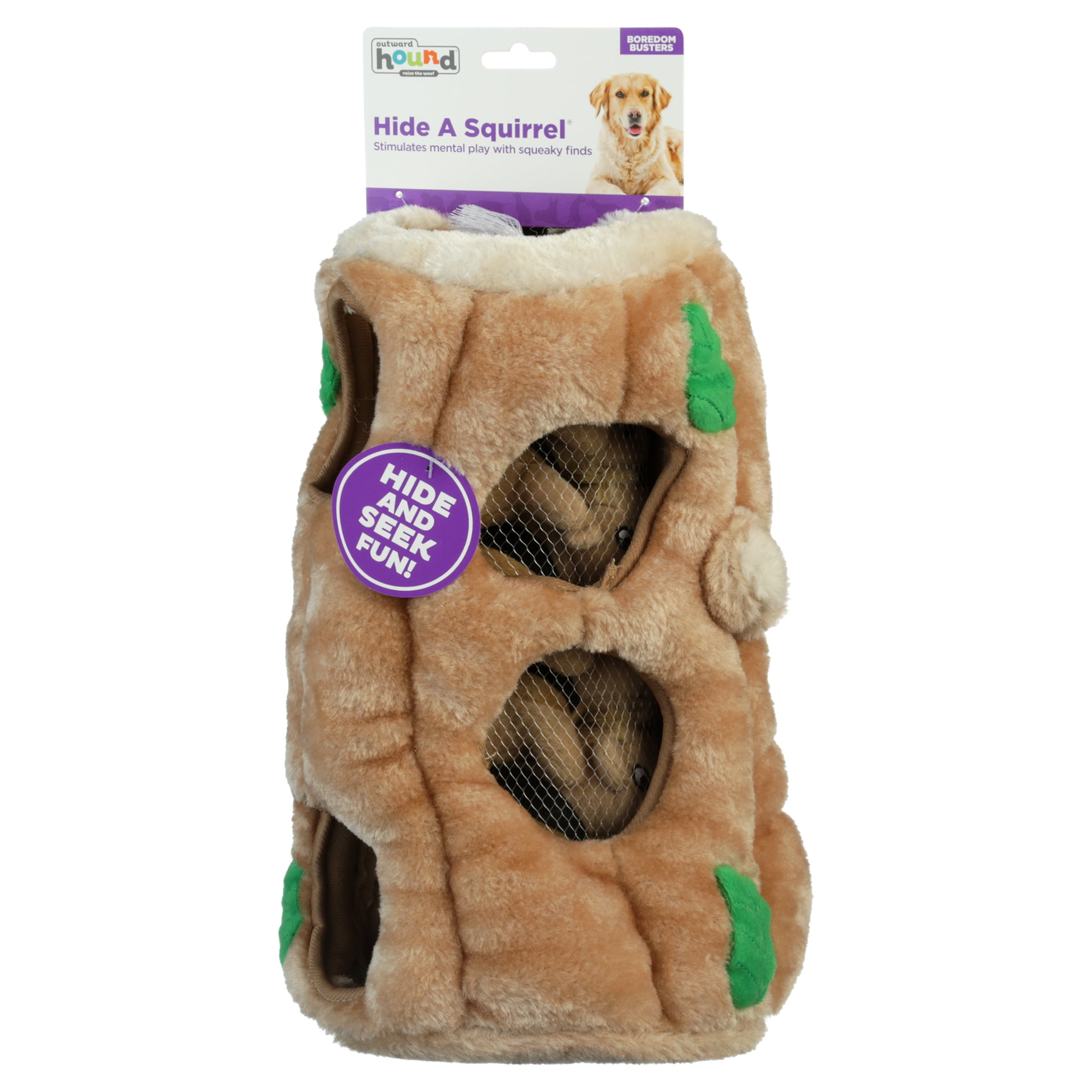 Outward Hound Hide-A-Squirrel Dog Toy