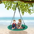 thumbnail image 2 of Costway 40'' Flying Saucer Tree Swing for Kids - Adjustable Height, Indoor/Outdoor, Dark Green, 2 of 10