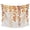 Orange, variant on Teal Ombre Botanical Tapestry for Bedroom Wall Hanging Tapestry, Watercolor Pastoral Leaf Ceiling Backdrop Tapestries Poster Blanket Wall Decor for Teens Room Living Room Dorm 55" x 73"