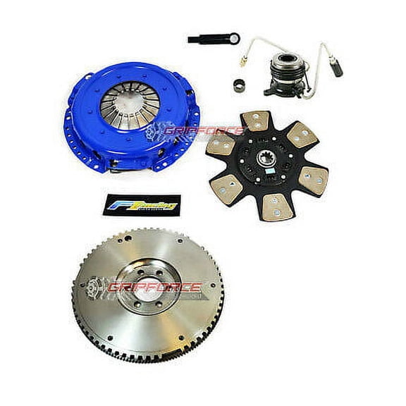 FX STAGE 3 CLUTCH KIT&SLAVE&FLYWHEEL FITS 1987-88 JEEP 4.0L 4.2L 1989 PEUGEOT TR