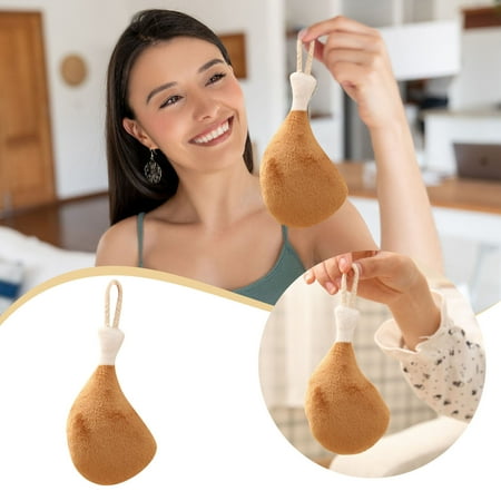 

GARENAS Lumbar Pillow Toy Kid Room Kids Room Chicken Leg Shape Pillow Pillow Doll Roast Chicken Pillow Food Pillow Sleeping Toy Children s Throw Pillow Car(Khaki)