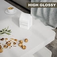 thumbnail image 4 of ARICOEASY LED White Coffee Table with 16 Colors LED Lights for Living Room and Home Office, 4 of 6