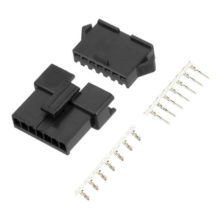 Female D-sub Crimp - 50 Pairs 2.54mm 7 Pin Male Female JST-SM Housing Crimp Terminal Connector