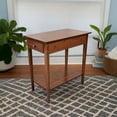 thumbnail image 3 of Solid Bamboo Recliner Table with Drawer Mahogany, 3 of 4