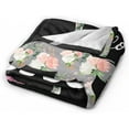 thumbnail image 3 of Horse Blanket for Girls Just A Girl Who Loves Horses Microfiber Flannel Throw Super Soft Cozy Lightweight Summer Quilt Perfect for Bed Sofa-50"x40" Small for Kids, 3 of 6