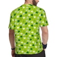 thumbnail image 2 of Wukai St Patrick's Day7 Print Men's Short-Sleeved Mesh T-Shirt,Quick-Dry Short Sleeve Workout T-Shirt-Medium, 2 of 8