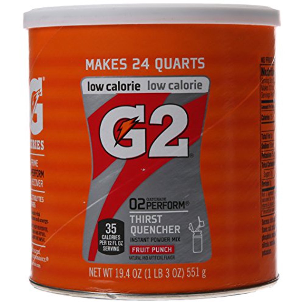 Gatorade Perform G2 02 Perform Thirst Quencher Instant Powder Fruit