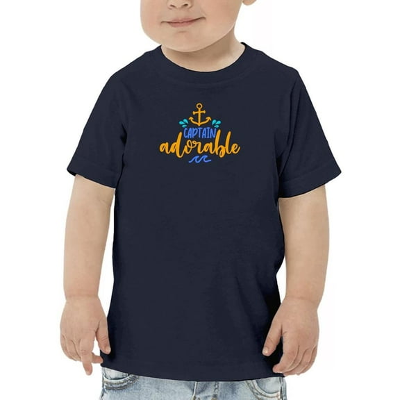 Captain Adorable Text T-Shirt Toddler -Image by Shutterstock, 2 Toddler