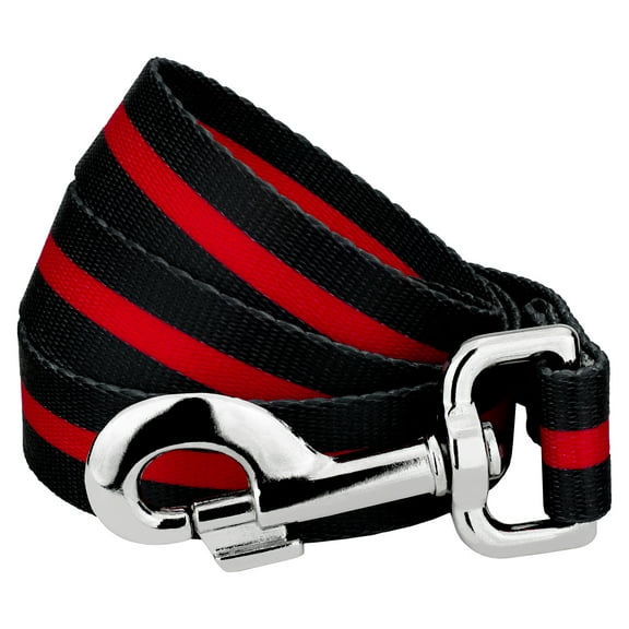 Country Brook Petz® 1/2 inch Thin Red Line Dog Leash, 6 Foot