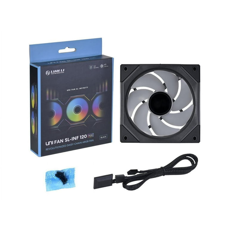 LIAN LI UNI FAN SL INFINITY 120 RGB BLACK ---UF-SLIN120-1B