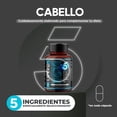 thumbnail image 2 of Multivitaminico Cabello LIFEED5 60 Dias con Biotina Colágeno Hidrolizado Vitamina A Vitamina B5 Vitamina C Vitamina D3 Vitamina E Calcio y Zinc Suplemento Alimenticio, 2 of 9