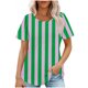 thumbnail image 1 of Tops Cortos para las Mujeres Cuello Redondo Suelto Impreso de Manga Corta, Tops Sueltos para las Mujeres, 1 of 4