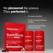 Humann SuperBeets Heart Tablets Smooth Coat 500mg, 60 Count