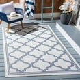 thumbnail image 3 of SAFAVIEH Machine Washable Rug Indoor/Outdoor Bermuda Collection - Bermuda Tamaya Geometric Machine Washable Indoor/Outdoor Area Rug, Ivory/Charcoal, 4' x 6', 3 of 8